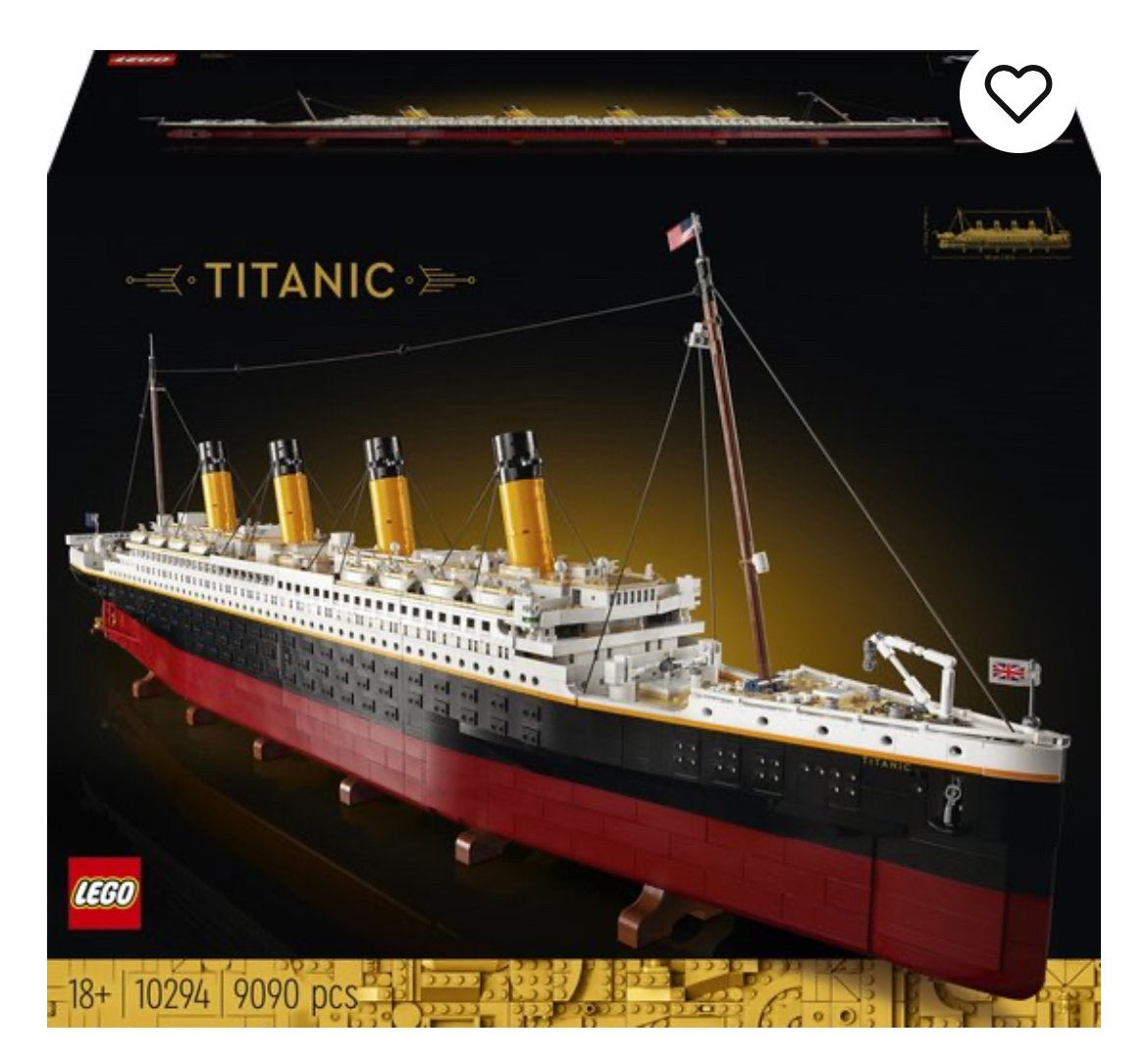 Lego titanic nieuw !!!, Hobby en Vrije tijd, Modelbouw | Boten en Schepen, Ophalen, Nieuw