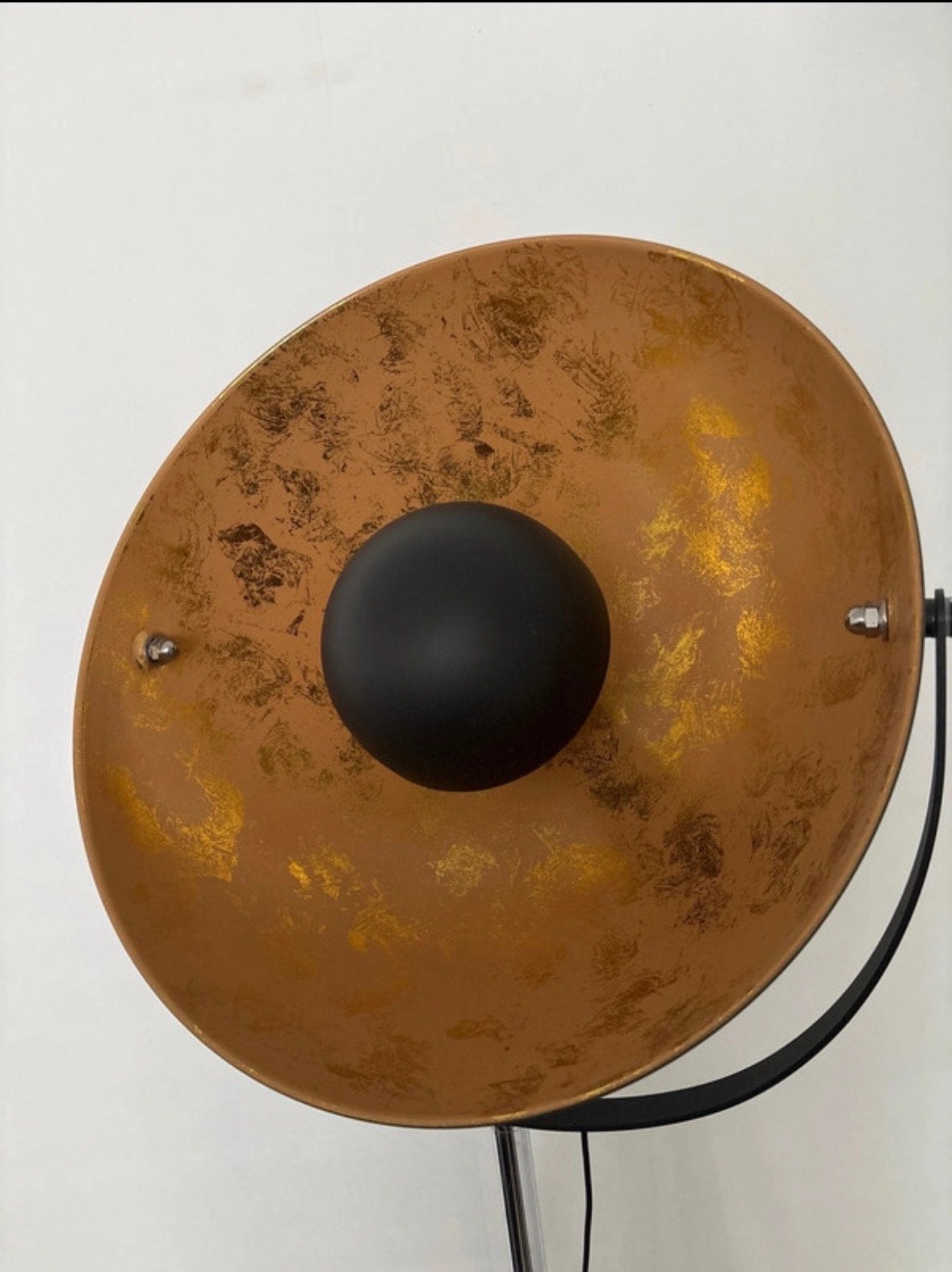 Stijlvolle "Golden Sun" vloerlamp met dimmer, Huis en Inrichting, Lampen | Vloerlampen, Zo goed als nieuw, 150 tot 200 cm, Metaal
