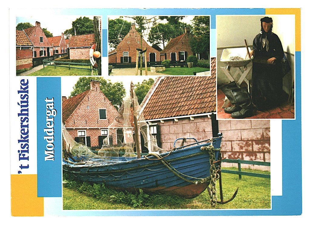 38344	Moddergat	Friesland	_Nette oude kaart Onbeschreven, Ophalen of Verzenden, 1980 tot heden, Ongelopen, Friesland