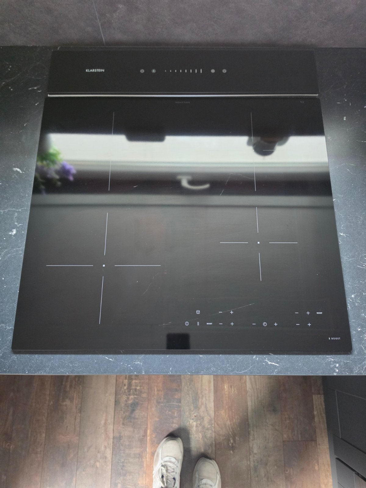 IKEA MATMÄSSIG Inductiekookplaat - Zo goed als nieuw, Ophalen, 4 kookzones, Zo goed als nieuw, Inbouw