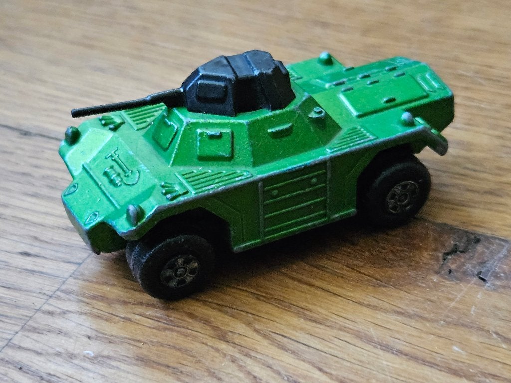 Vintage Matchbox Rolamatics Weasel No. 73 (1973), Ophalen of Verzenden, Gebruikt