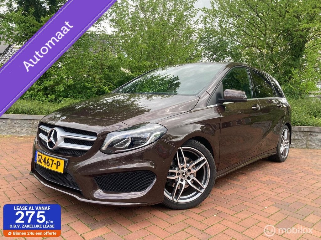 Mercedes B-klasse 180Business AMG/AUTOMAAT/TREKHAAK/CAMERA, Auto's, 1325 kg, Euro 6, 4 cilinders, Bruin
