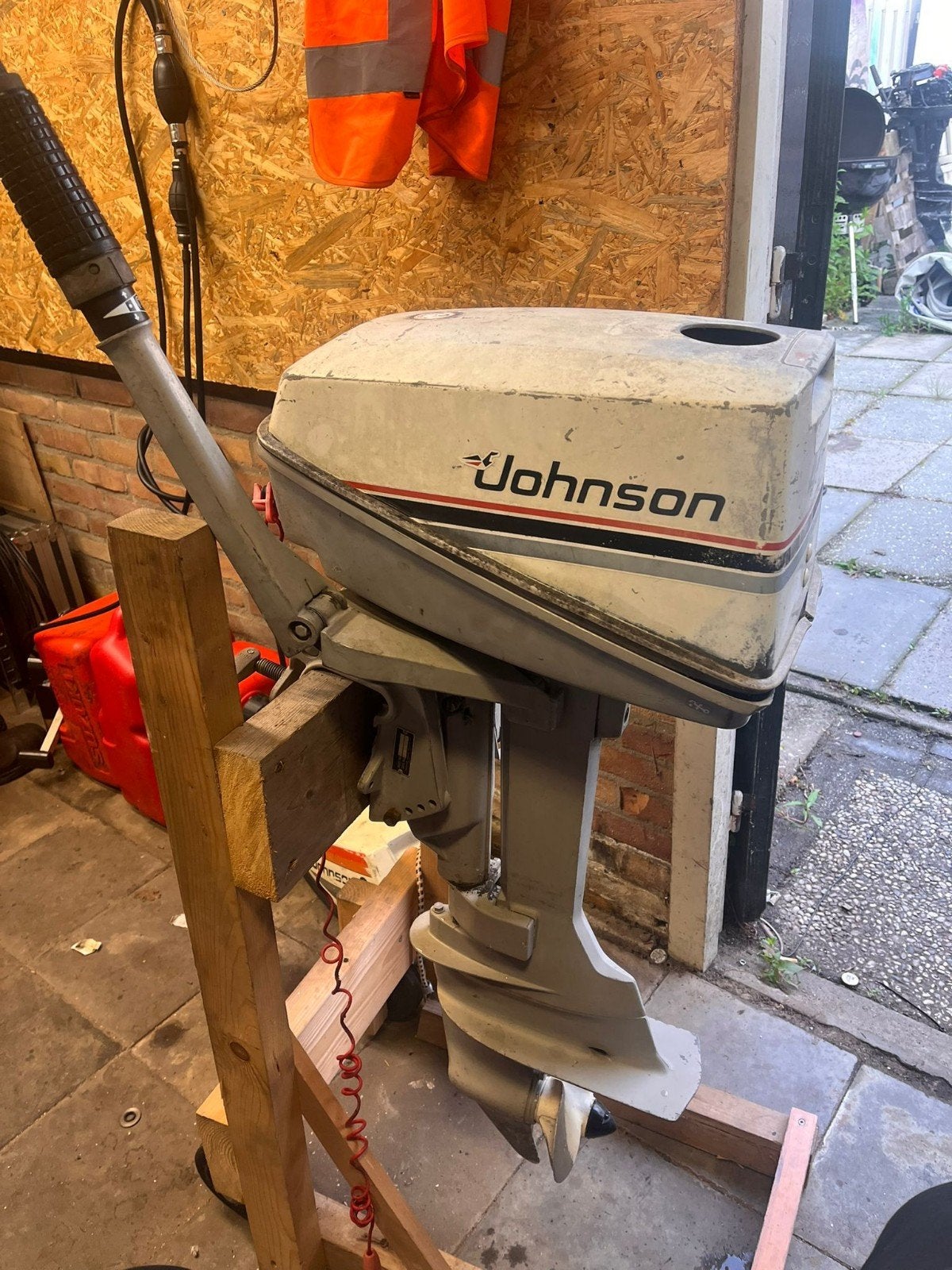 Johnson 6 PK Deluxe buitenboordmotor - onderdelen te koop, Watersport en Boten, Ophalen of Verzenden, Gebruikt, Motor en Techniek
