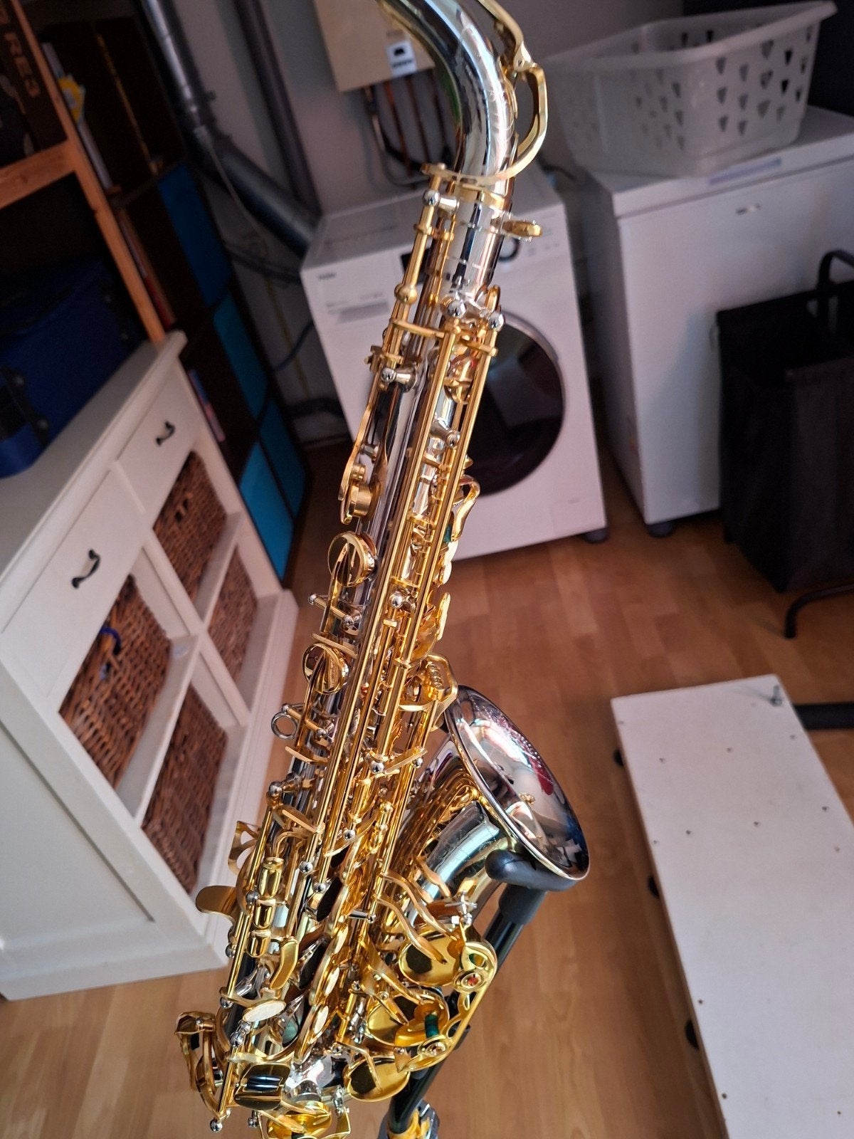 OPRUIMING!! Te koop zgan Alto saxofoon, Ophalen of Verzenden, Zo goed als nieuw, Alt, Met koffer