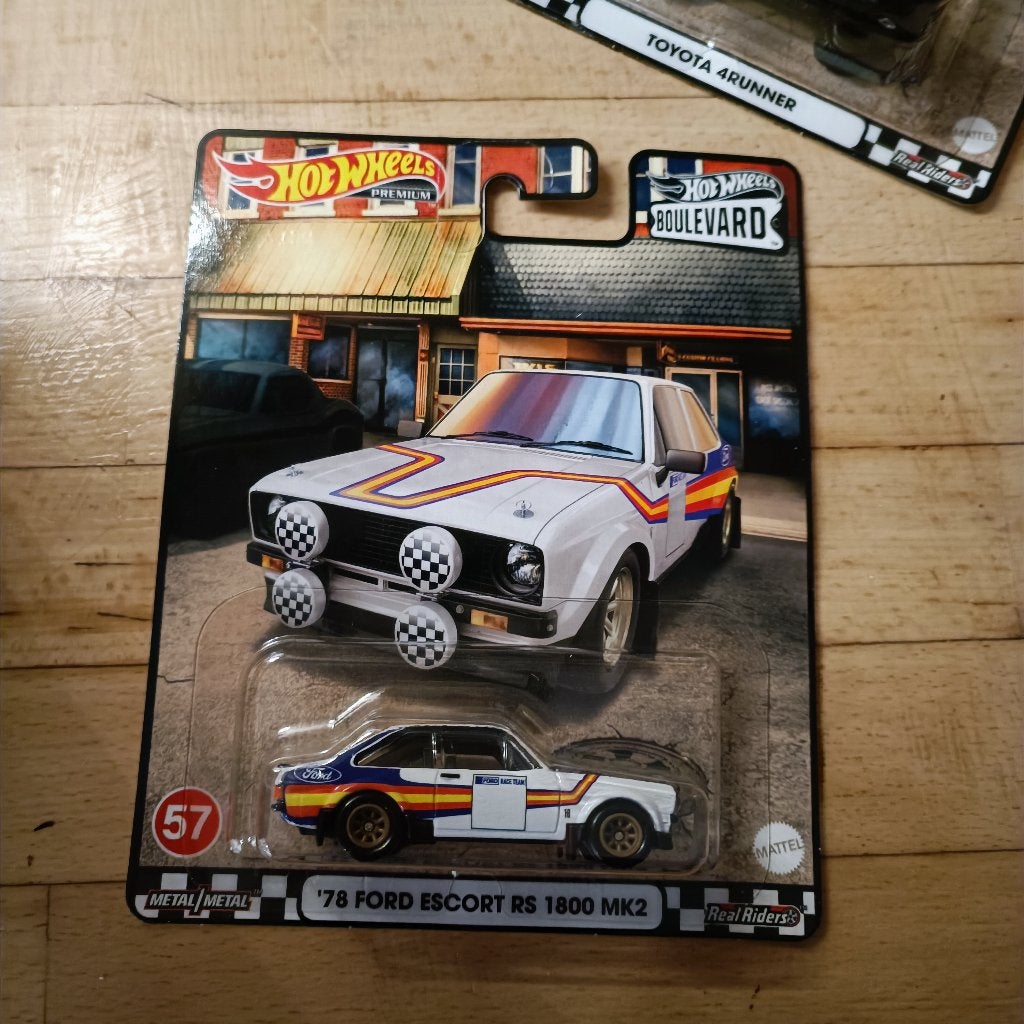 hot wheels boulevard 78 Ford Escort RS 1800 MK2, Ophalen of Verzenden, Nieuw, Auto