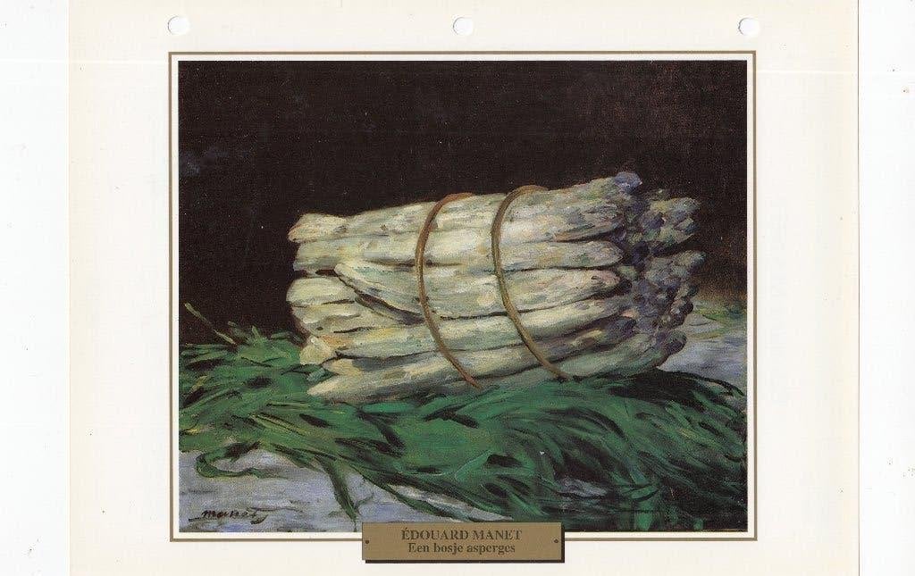 Offsetdruk Édouard Manet - Een bosje asperges (1995), Antiek en Kunst, Ophalen of Verzenden, Print, Print/reproductie