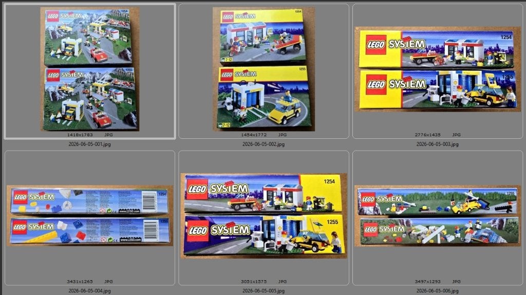 Vintage LEGO System Shell sets 1254+1255 1999 nieuw in doos!, Lego, Nieuw, Ophalen of Verzenden, Compleet