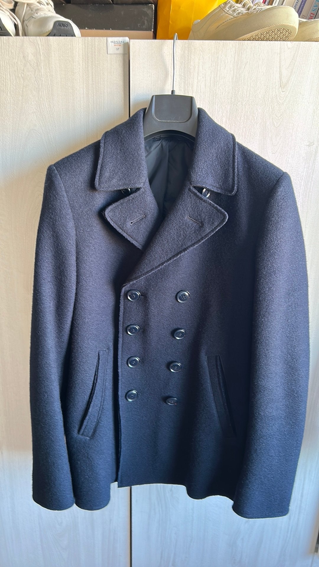 Aspesi herfst/winterjas te koop, Kleding | Heren, Verzenden, Zo goed als nieuw, Maat 46 (S) of kleiner, Blauw