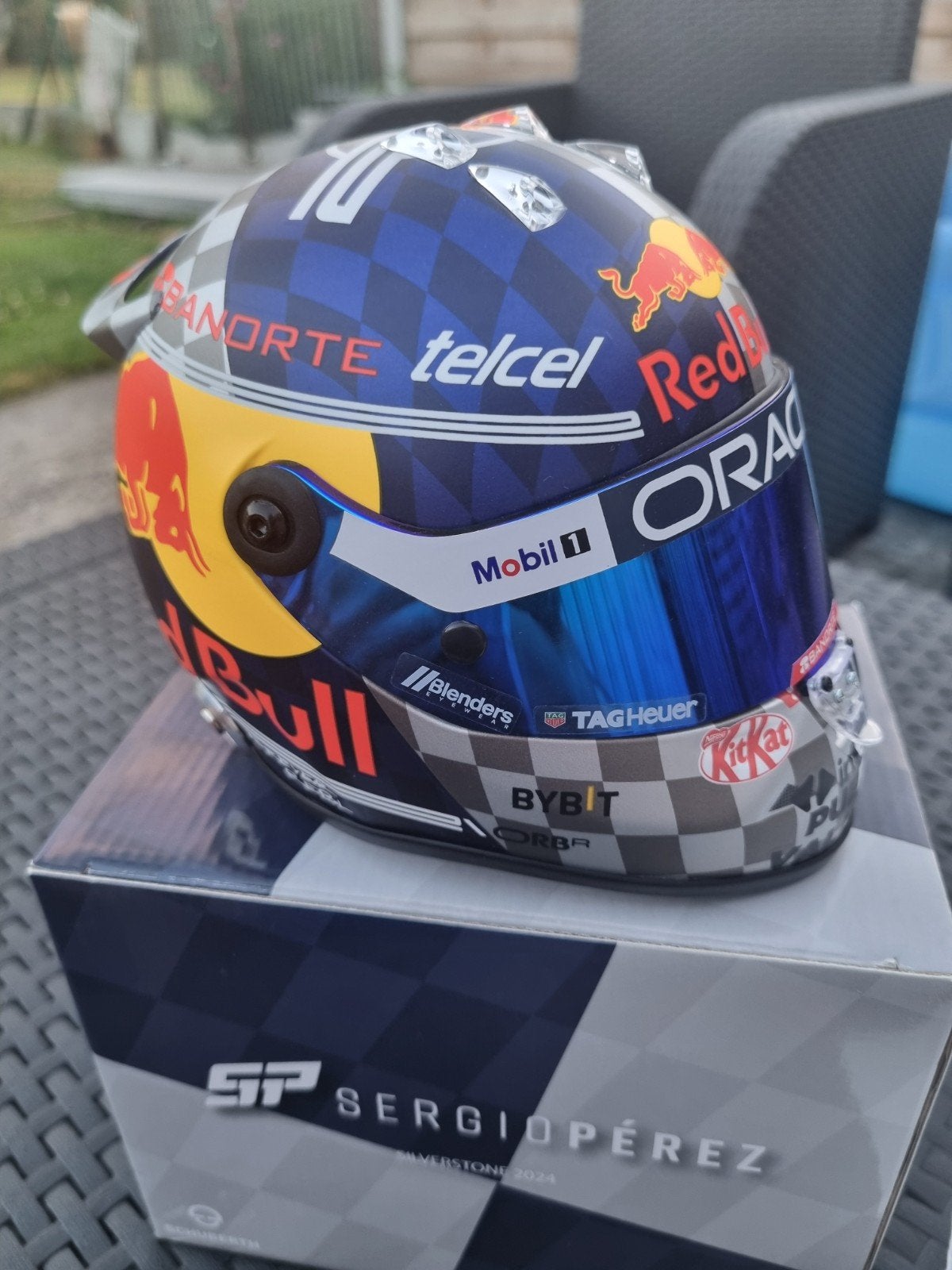 Sergio Pérez Red Bull Racing F1 Helm Replica, Heren, Nieuw met kaartje, Overige merken, Overige typen