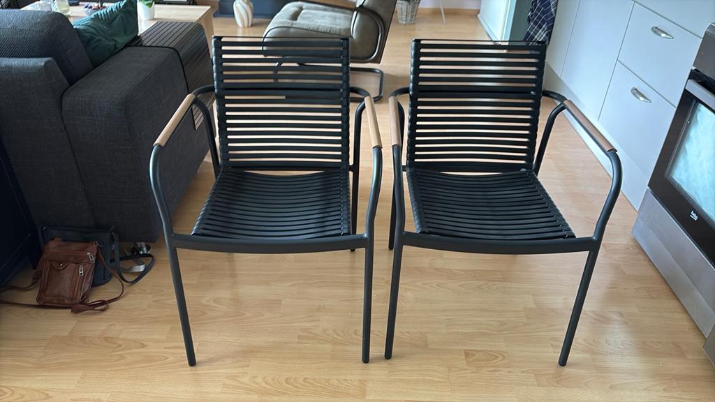 Tuinstoelen, Tuin en Terras, Tuinstoelen, Ophalen, Zo goed als nieuw, Metaal