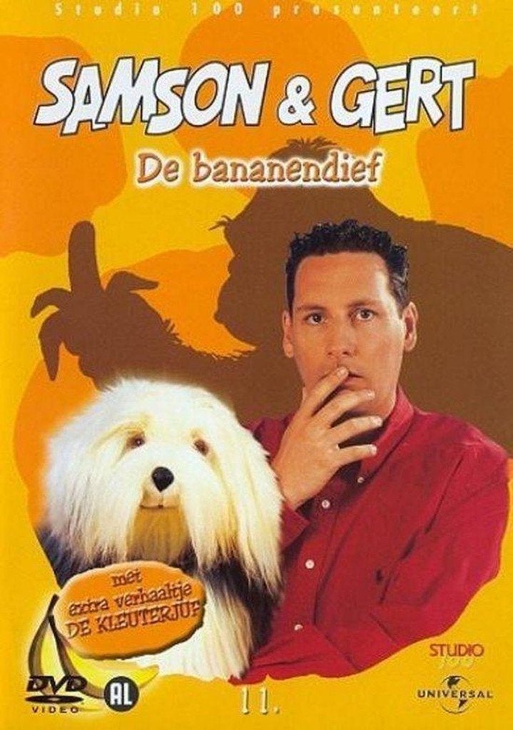 Dvd Samson & Gert - De bananendief, Alle leeftijden, Ophalen of Verzenden, Zo goed als nieuw