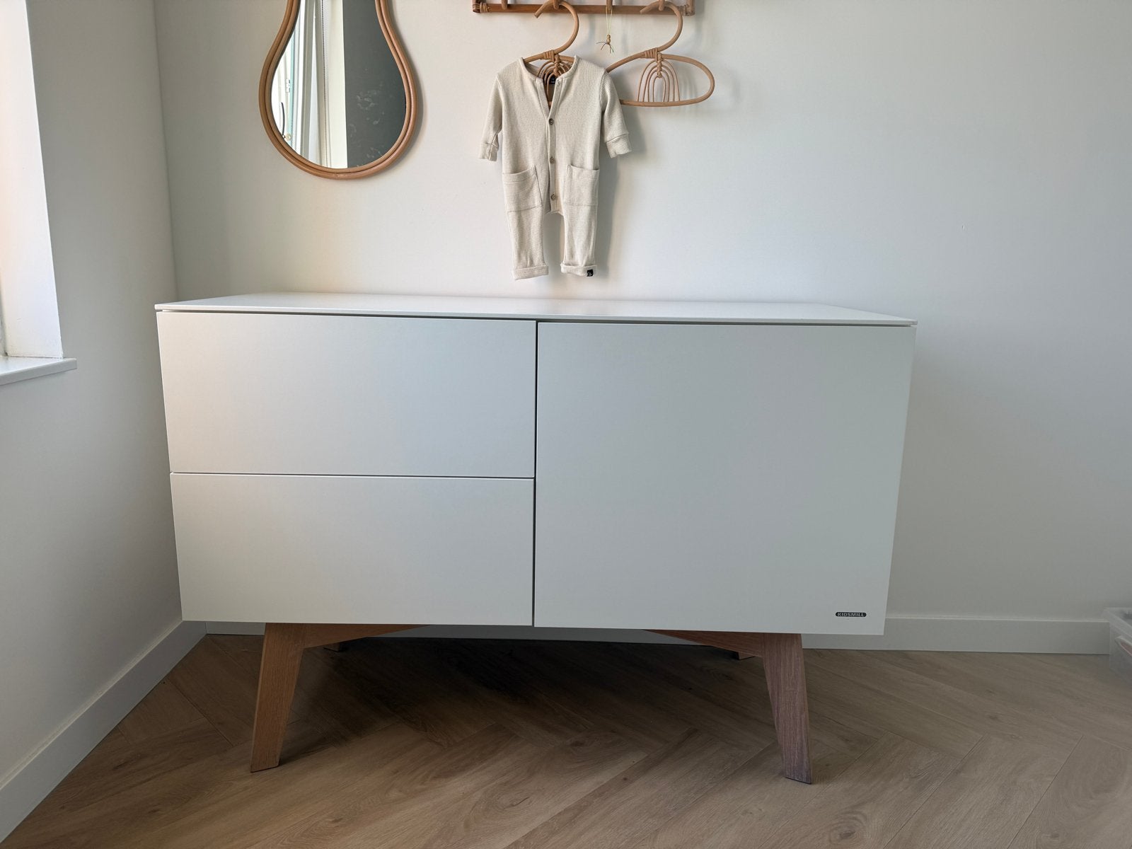 Kidsmill Ledikant en Commode Set in goede staat, Ophalen, Zo goed als nieuw, Jongetje of Meisje