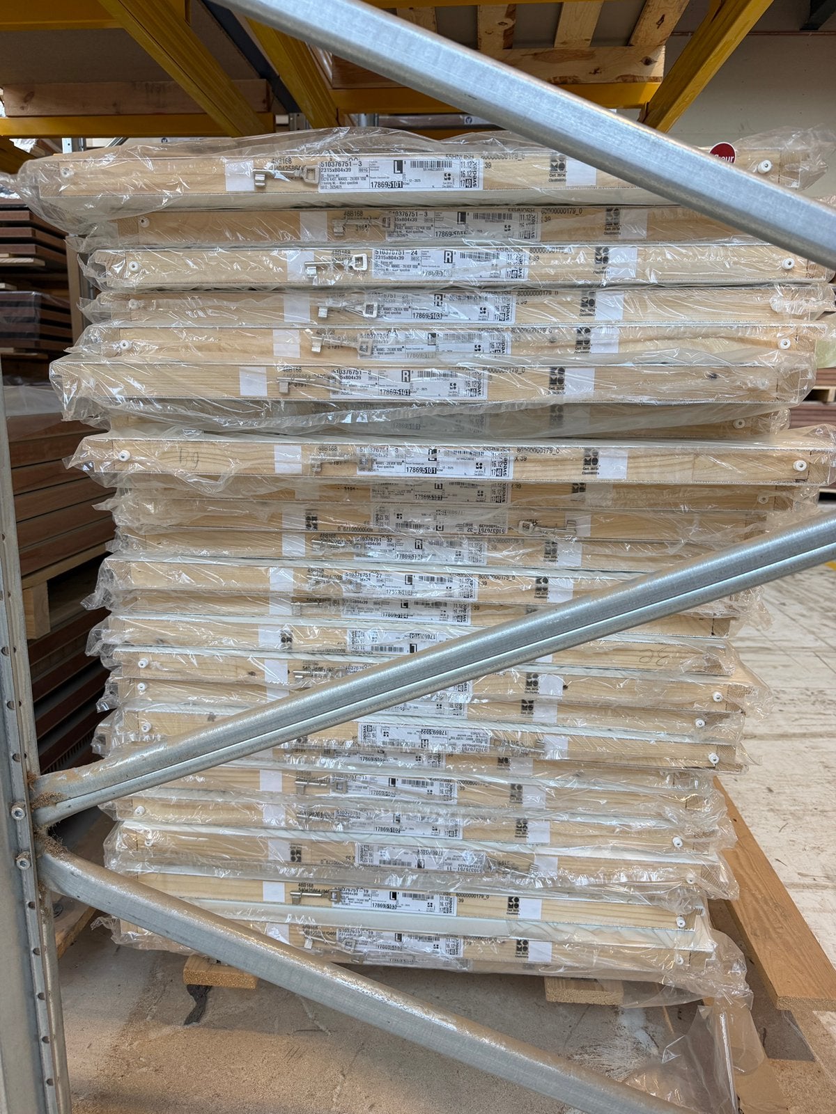 Svedex opdek deur meterkast 2315x780, Doe-het-zelf en Verbouw, Ophalen, 80 tot 100 cm, 215 cm of meer, Binnendeur