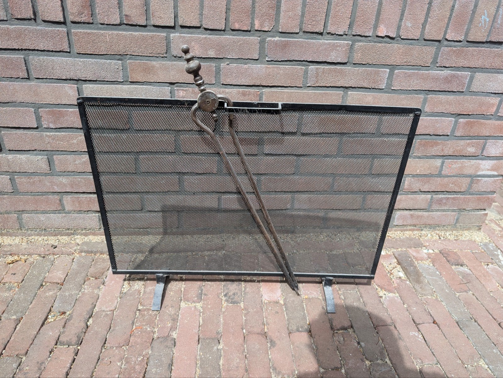 Haardrek en tang - 66x50 cm, Ophalen of Verzenden, Gebruikt, Overige soorten