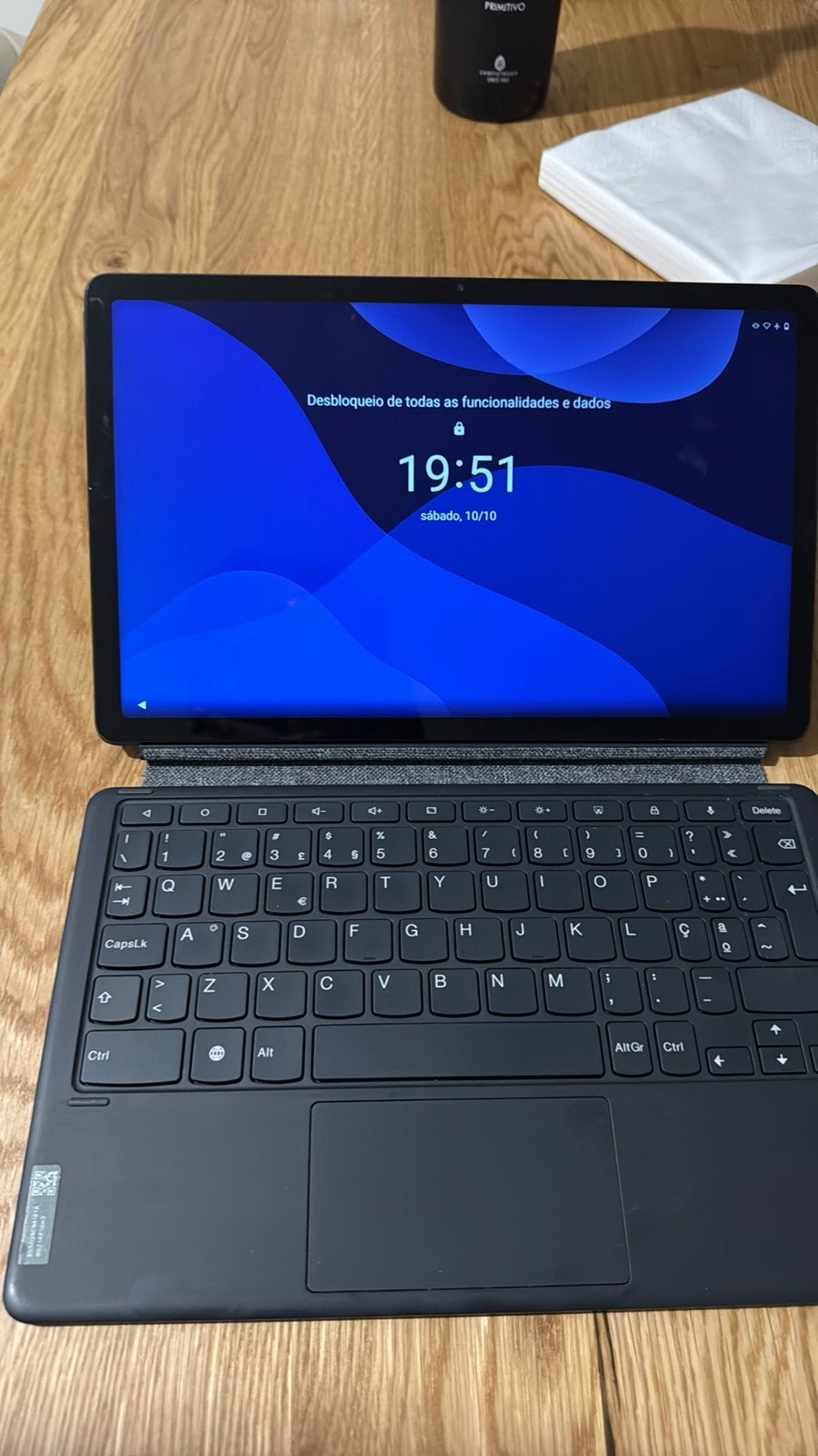Lenovo Tab P11 (128GB, 4GB RAM) + Origineel Toetsenbord, Computers en Software, Ophalen, Zo goed als nieuw, 4 GB of minder