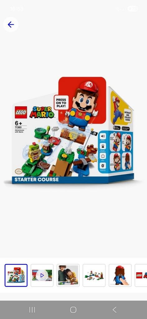 Lego Mario Startset - Compleet (alleen ophalen), Ophalen, Gebruikt, Overige thema's, Lego