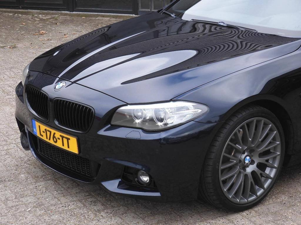 BMW 5-Serie 535i 306pk Aut. 2015 Blauw uniek, Auto's, Achterwielaandrijving, 2000 kg, Blauw, Particulier