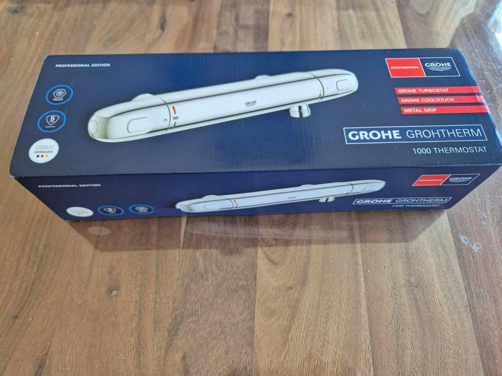 Grohe grohetherm 1000 douchekraan 34817003 NIEUW, Ophalen of Verzenden, Nieuw, Chroom, Kraan