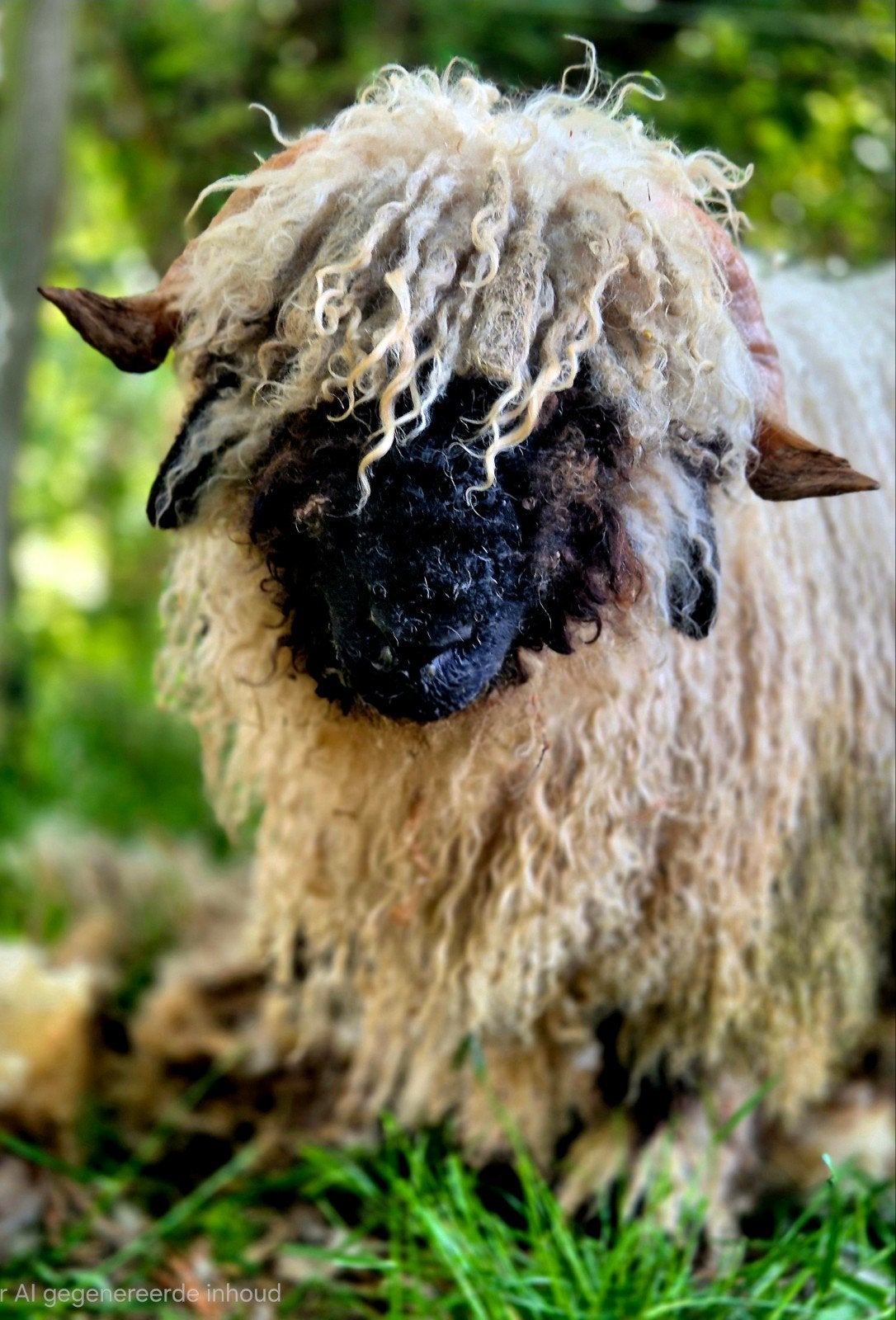 Jonge goedgekeurde Walliser Schwarznase ram, ARR/ARR, Mannelijk, Schaap