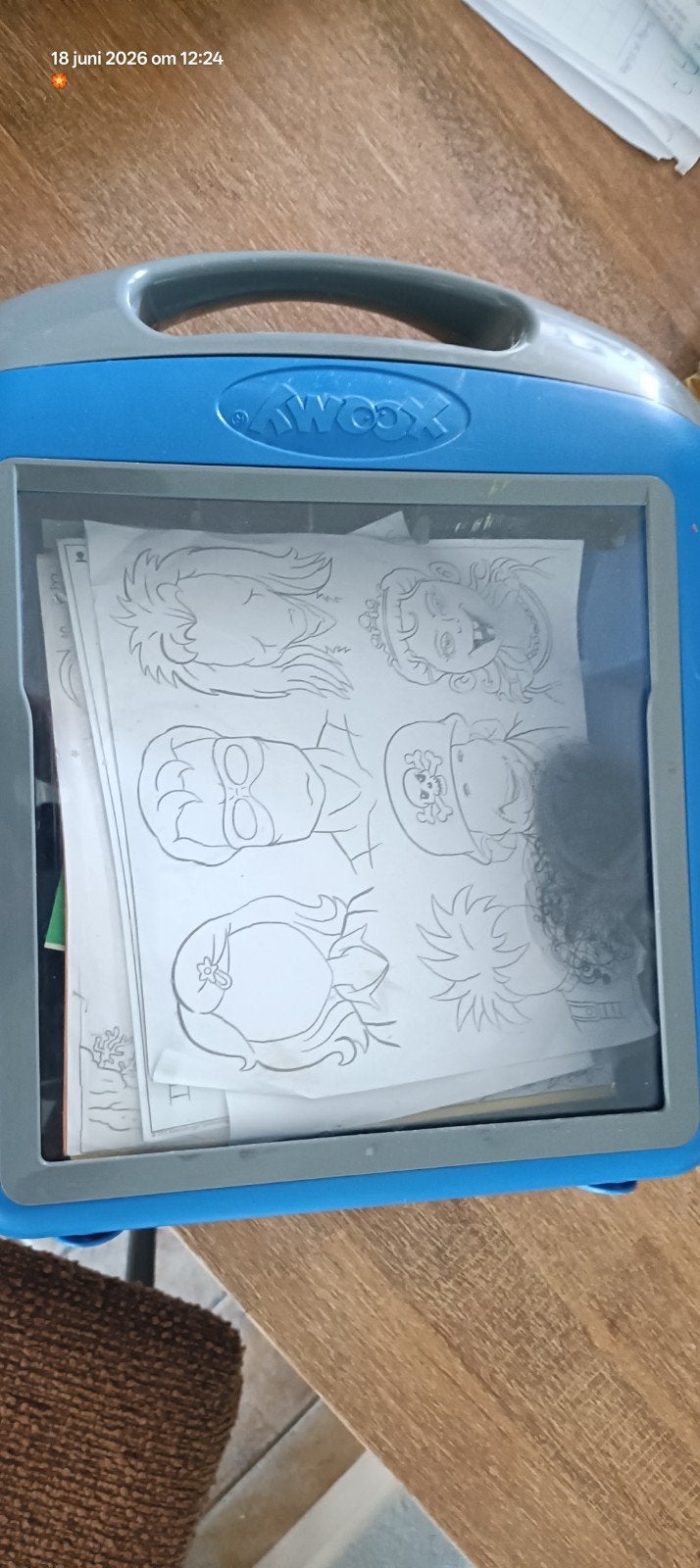 Xoomy tekentafel, Ophalen, Gebruikt, Knutselen, Met licht