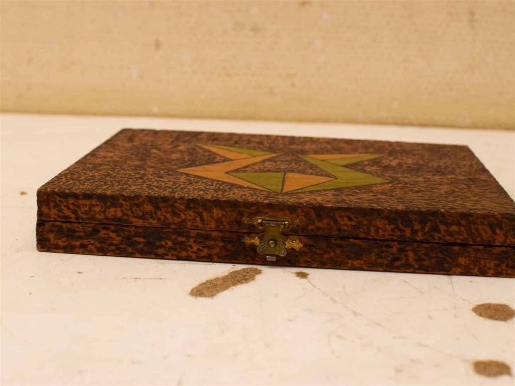 Houten kistje 53075, Ophalen of Verzenden, Gebruikt, Minder dan 50 cm, Minder dan 50 cm