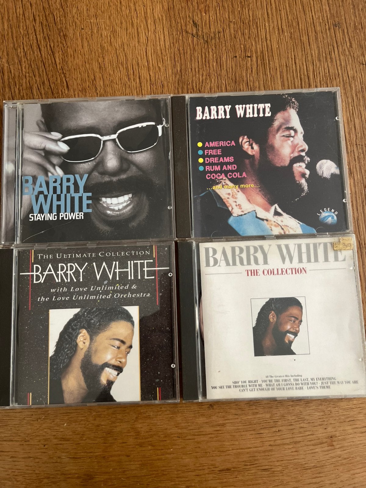 Barry White 4x, Ophalen of Verzenden, Zo goed als nieuw
