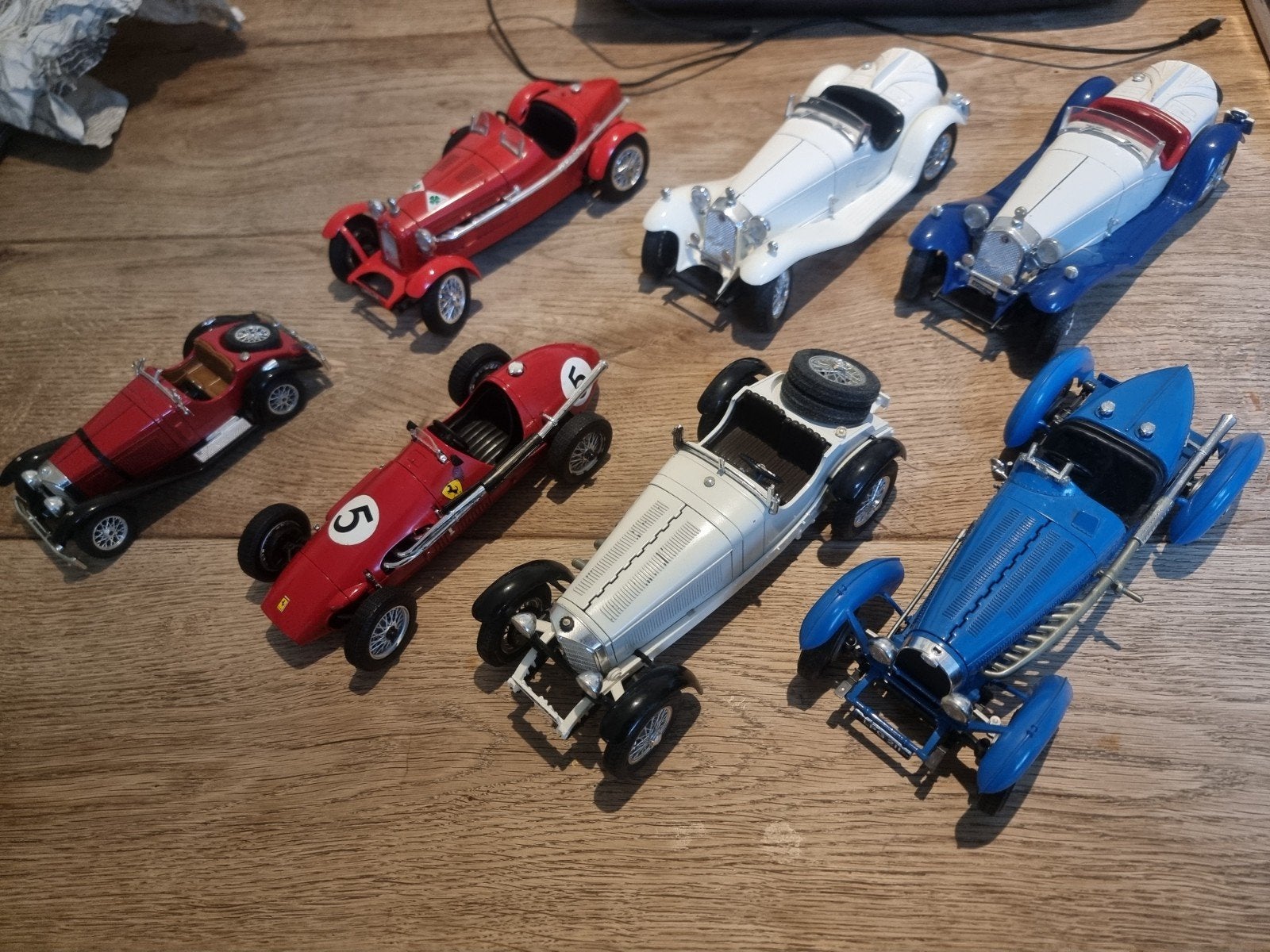 Verzameling van 7 klassieke modelauto's, Ophalen of Verzenden