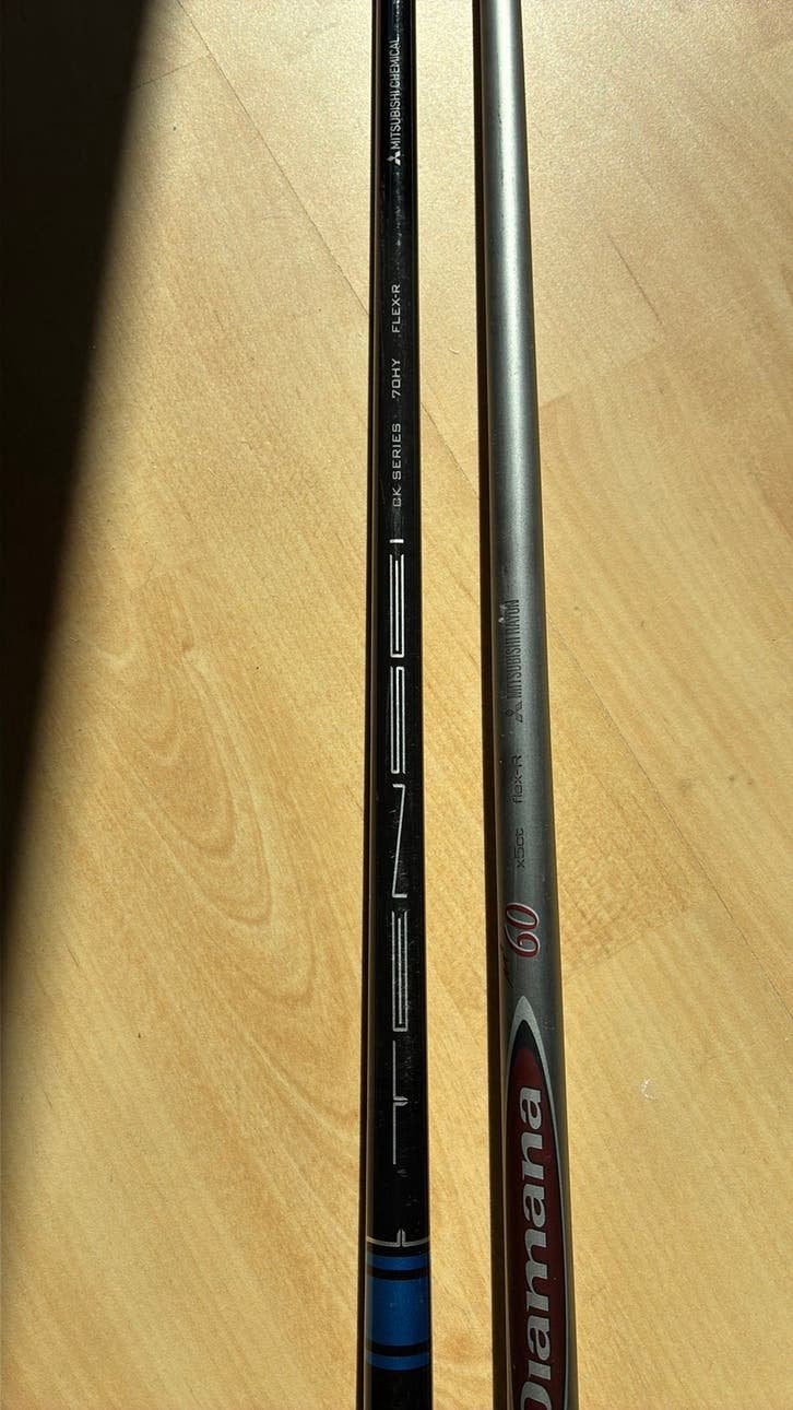 Diamana en Tensei shafts hybride en wood, Titleist adapter, Sport en Fitness, Verzenden, Zo goed als nieuw, Club