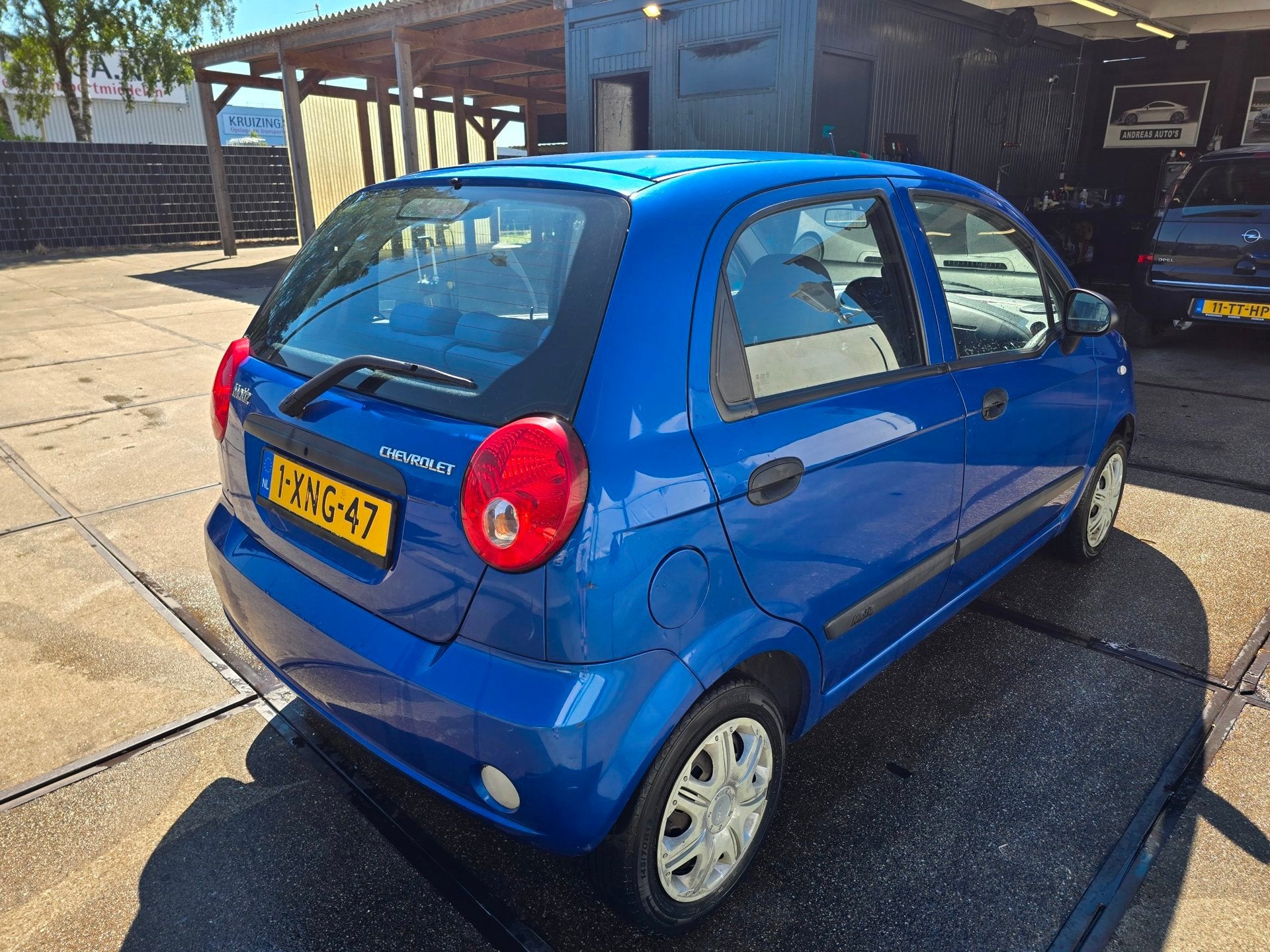 Chevrolet Matiz 0.8 Pure, Auto's, Chevrolet, Voorwielaandrijving, Gebruikt, ABS, Blauw