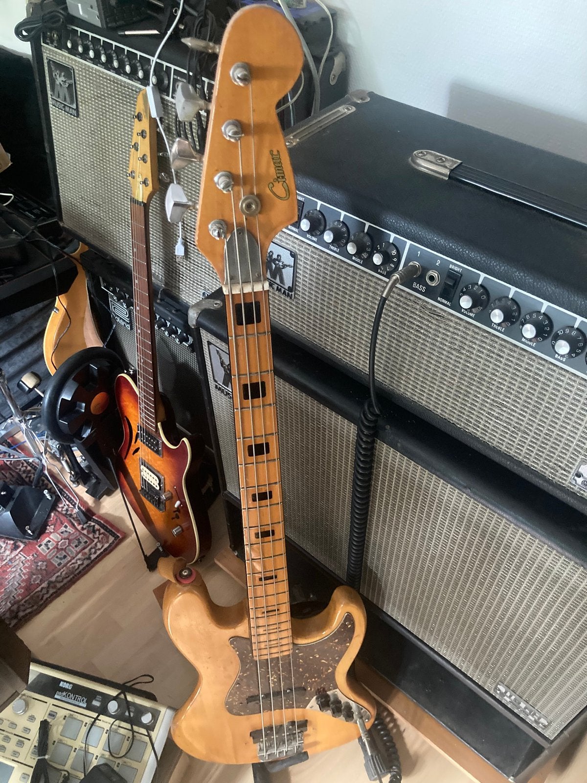 Cimar Jazz Bass Fujigen 1978, Ophalen of Verzenden, Gebruikt, Elektrisch