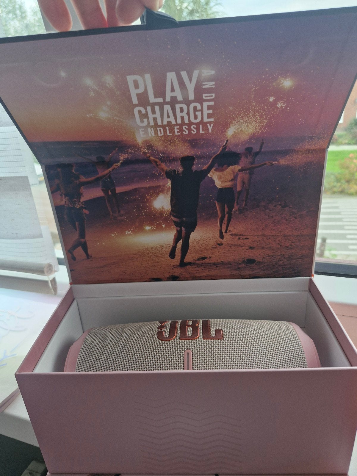 JBL Charge 5 Draagbare Bluetooth Speaker Roze, Audio, Tv en Foto, JBL, Verzenden, Zo goed als nieuw, Draagbare speaker