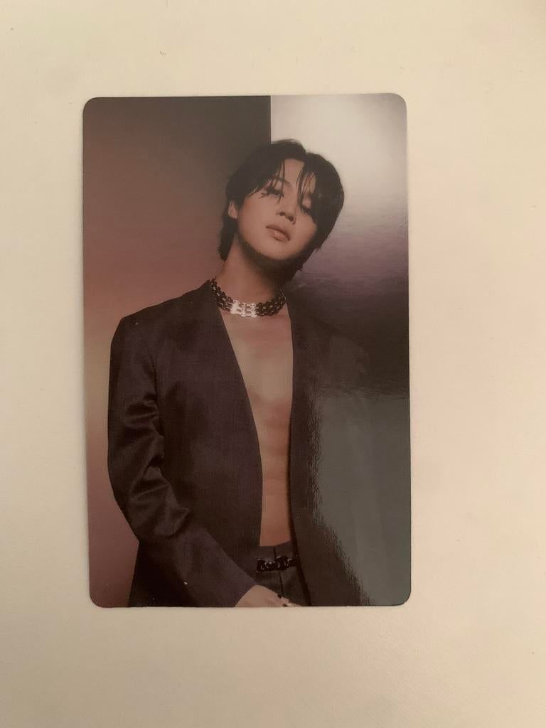 BTS Jimin Face POB Weverse Global photocard, Verzenden, Zo goed als nieuw, Foto of Kaart