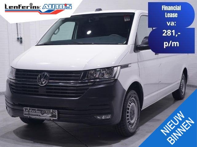 Volkswagen Transporter 2.0 TDI 110 pk L2H1 Airco, Achterklep, Auto's, Voorwielaandrijving, Stof, Gebruikt, 4 cilinders