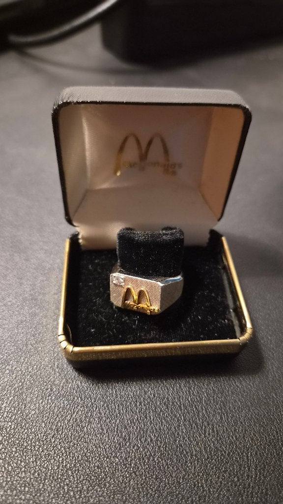 Originele McDonald's jubileum-/service-ring, Ophalen, Gebruikt, Gebruiksvoorwerp