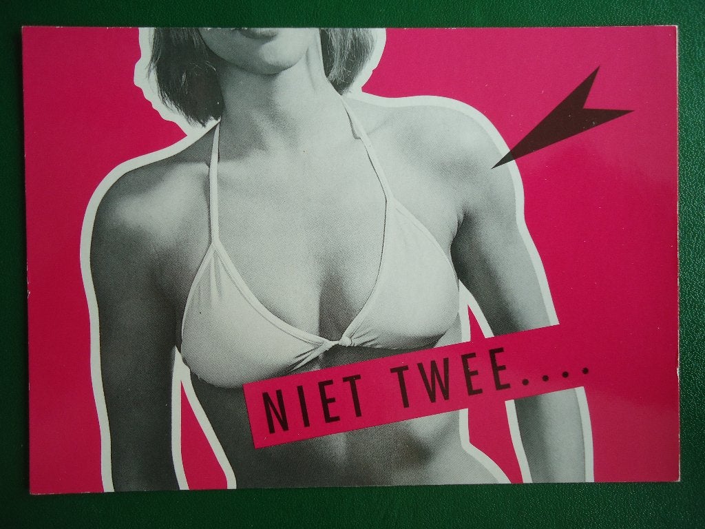 (1684) Erotisch getinte kaart, Verzenden, 1980 tot heden, Ongelopen, Overige thema's