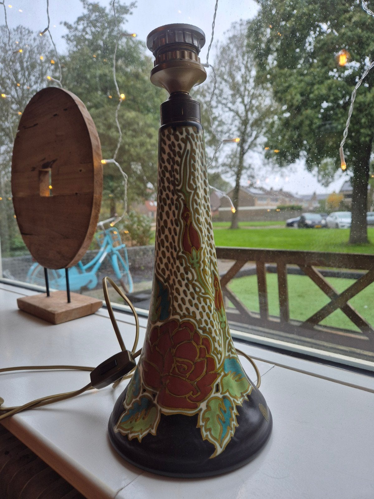 Antieke Rio Gouda Hollandse Art Deco Tafellamp, Ophalen of Verzenden