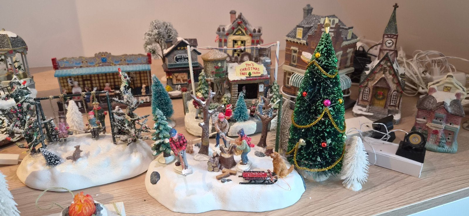 Compleet Kerstdorp, Ophalen