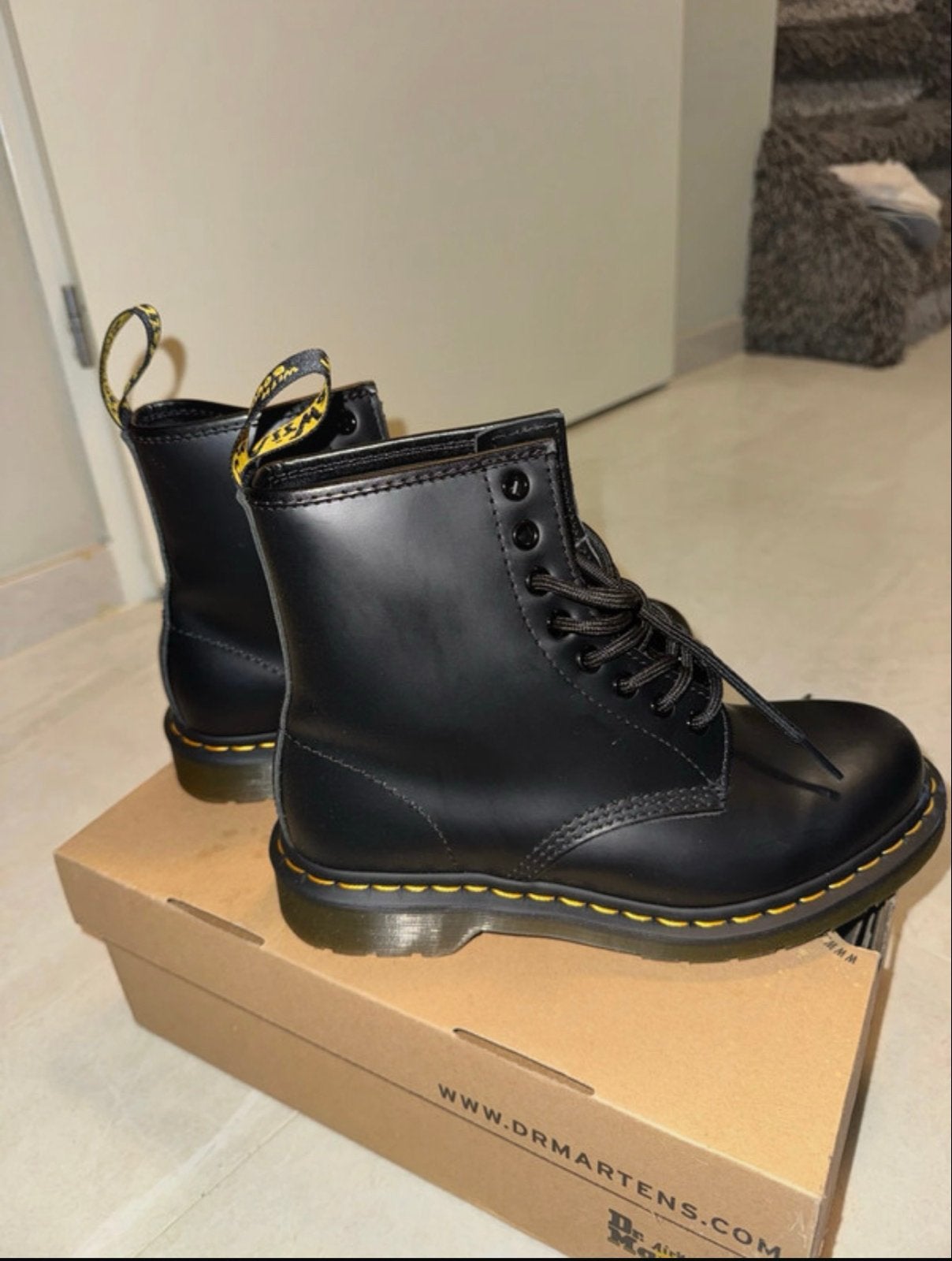Dr. Martens 1460 Smooth Leer Laarzen Zwart - Maat 39, Ophalen of Verzenden, Nieuw, Zwart, Lage of Enkellaarzen