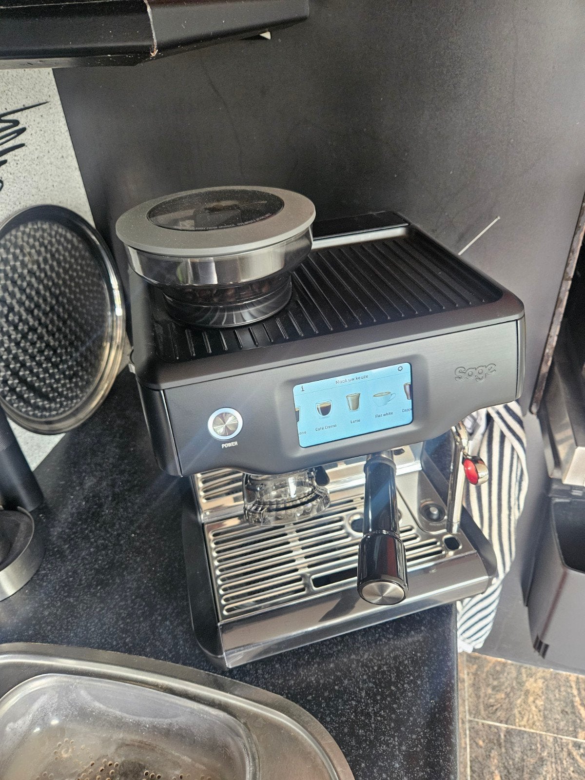 Sage The Barista Touch - Zo goed als nieuw, Witgoed en Apparatuur, Koffiezetapparaten, Ophalen