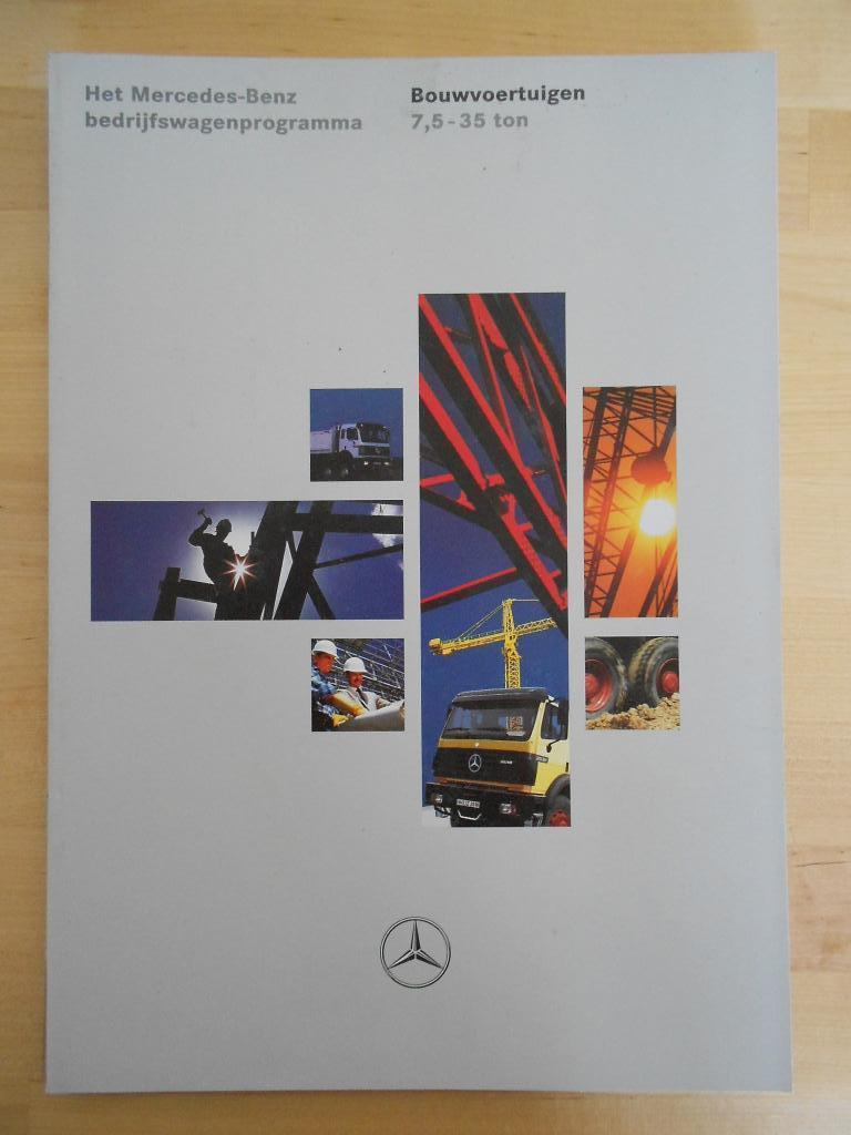 Mercedes Bouwvoertuigen Brochure - 1994 814 t/m 3738, Zo goed als nieuw, Mercedes-Benz, Mercedes, Ophalen of Verzenden