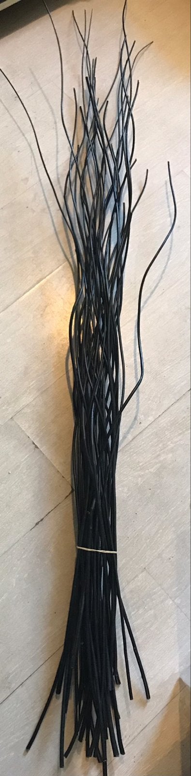 Kunsttakken zwart decoratief design, Zwart, Binnen, Gebruikt, 140 cm
