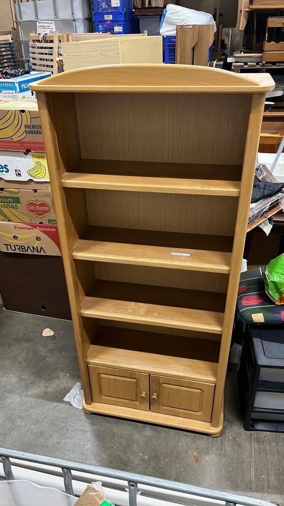 Blank eiken boekenkast WD-028 marktplaats nummer 180, Gebruikt, 150 tot 200 cm, 25 tot 50 cm, 50 tot 100 cm