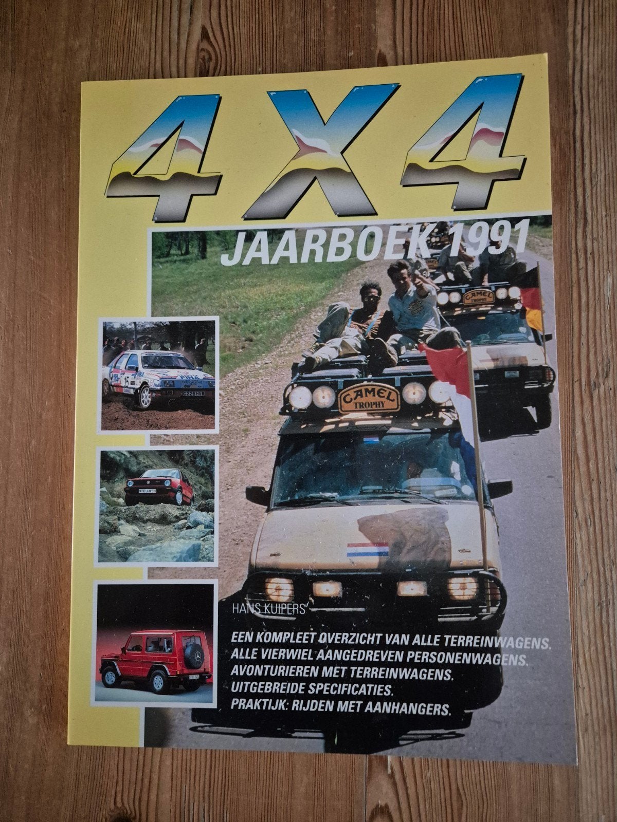 4x4 Jaarboek 1991 - Uitgebreid overzicht terreinwagens, Ophalen of Verzenden, Zo goed als nieuw, Algemeen, Hans Kuipers