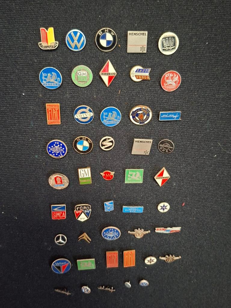 Mooie serie oude auto speldjes, Verzamelen, Ophalen of Verzenden, Gebruikt, Overige onderwerpen