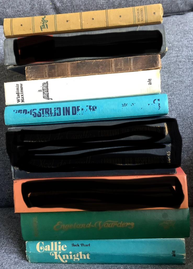 6 boeken (gebonden) €1,- per stuk, Boeken, Partijen en Verzamelingen, Gelezen, Verschillende onderwerpen, Ophalen of Verzenden