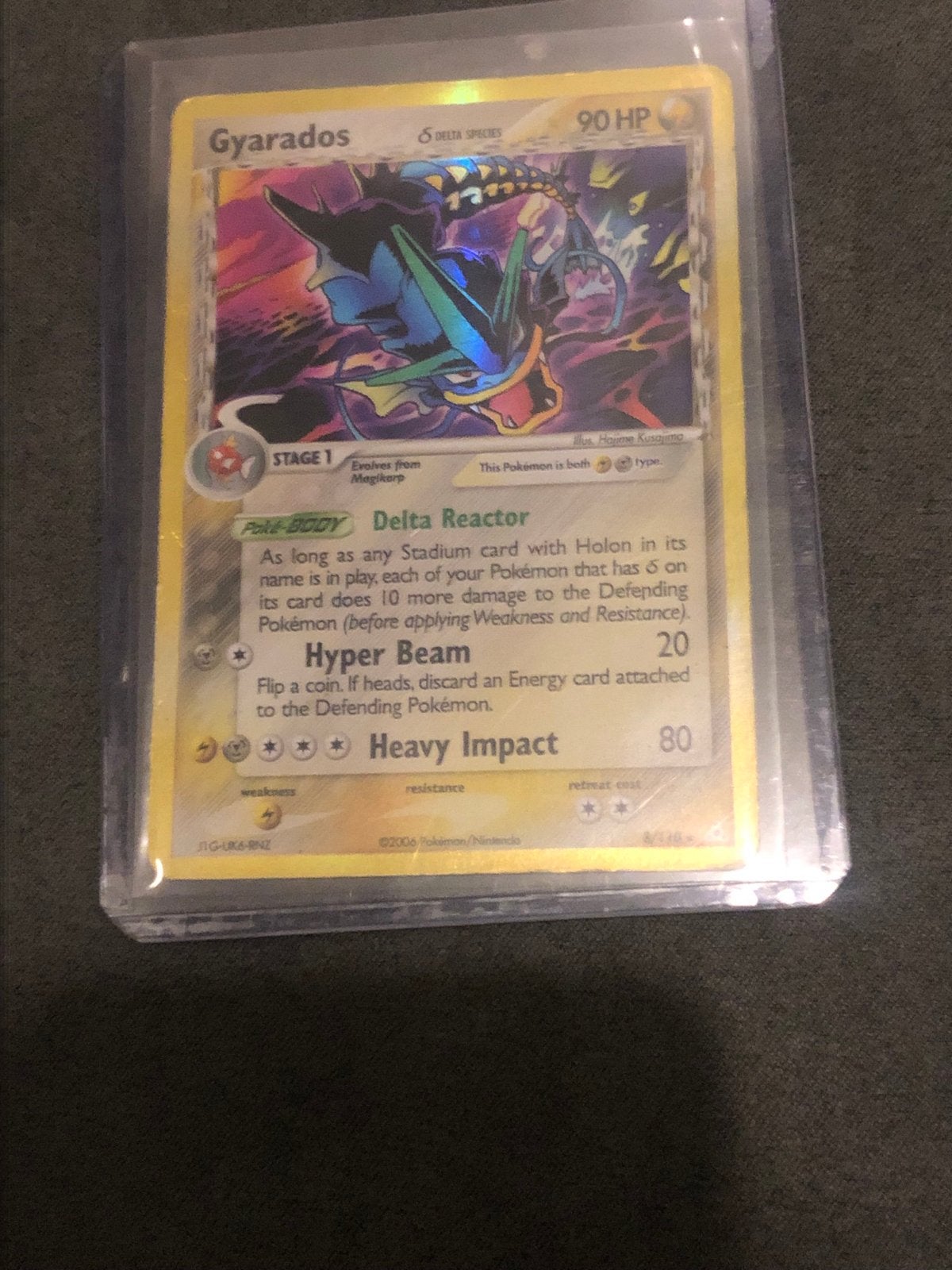 Gyarados Delta Species Holo Pokémon Kaart (4/110), Hobby en Vrije tijd, Verzamelkaartspellen | Pokémon, Ophalen of Verzenden, Zo goed als nieuw