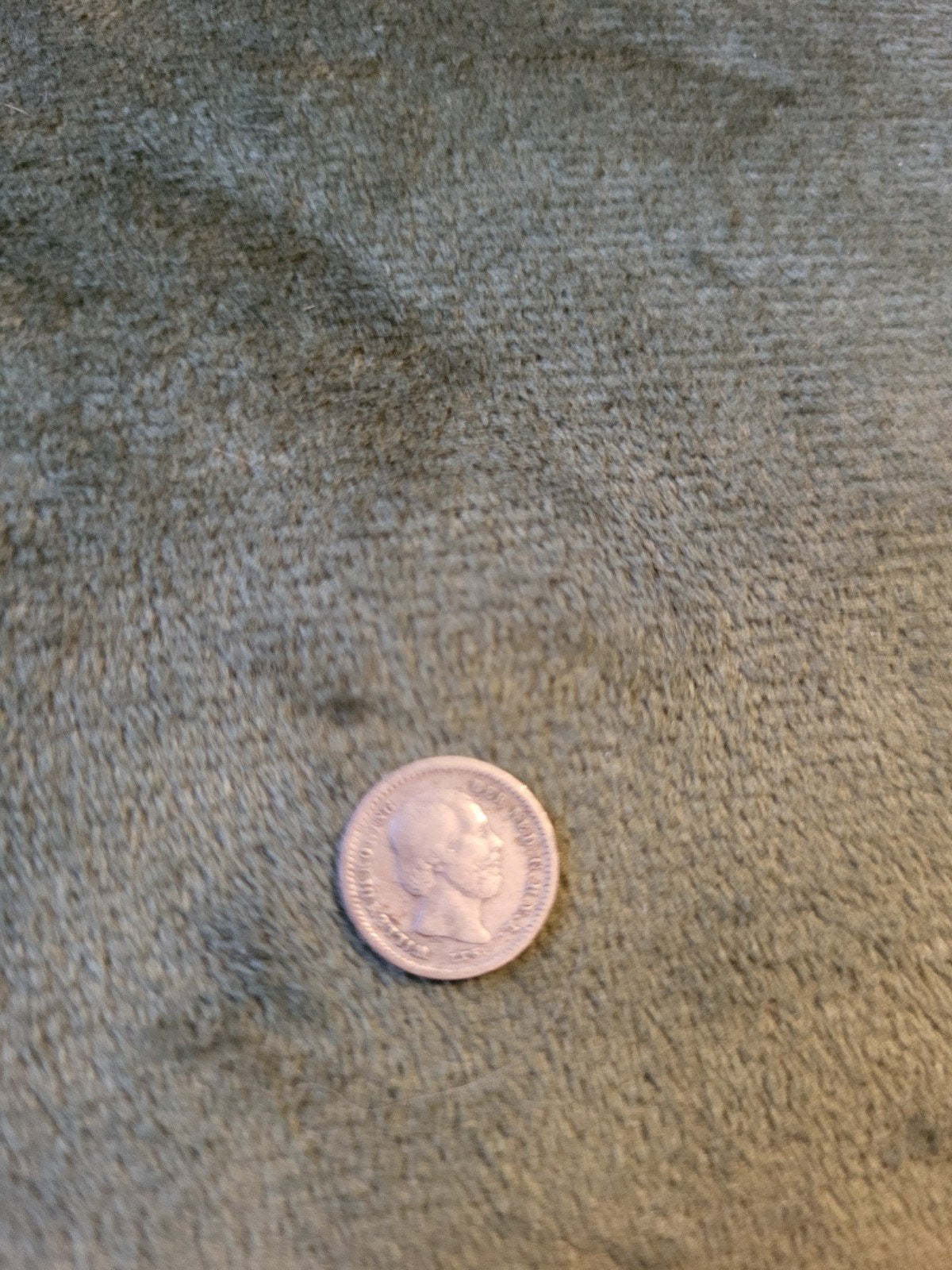 Zilveren 5 cent Willem III uit 1850, Koning Willem III, Zilver, Ophalen of Verzenden, Losse munt