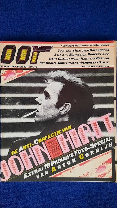 OOR 7-1984 Hiatt, met fotokatern van Anton Corbijn Metallic, Boeken, Ophalen of Verzenden, Zo goed als nieuw, Muziek, Film of Tv