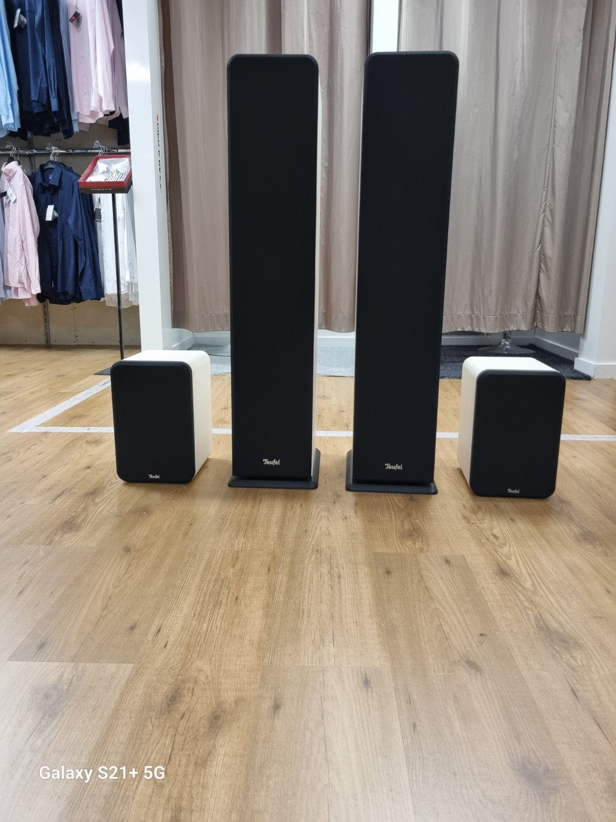 Teufel Ultima UL 40 & UL 20 MK3 18 Luidsprekers Wit, Vloerstaande luidspreker, -, -, Zo goed als nieuw
