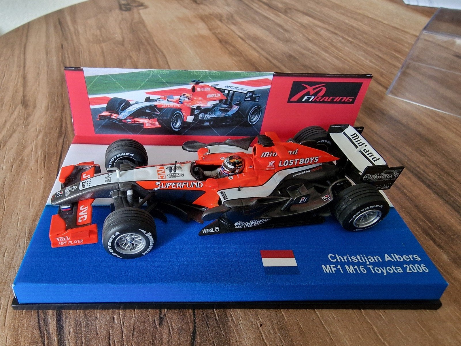 Christijan Albers. MF1 M16 Toyota 2006. Minichamps 1:43., Verzamelen, Ophalen of Verzenden, Zo goed als nieuw, Formule 1